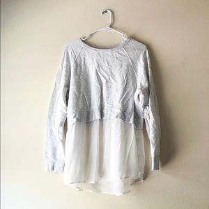 {H & M} Crop Layered Sweater